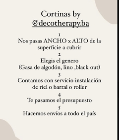 Cortinas a medida - Decotherapy.ba