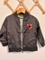 CAMPERA BOMBER GRIS
