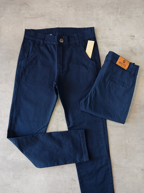 PANT. CORTE CHINO AZUL