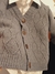 CARDIGAN TEJIDO AZUL - Almendra Indumentaria