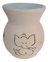 Hornito Grande De Ceramica 1 Cuerpo Para Esencias Aromaticas Variado
