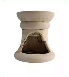 Imagen de Hornito Chico De Ceramica 2 Cuerpos Para Esencias Aromaticas