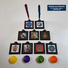 Porta Sahumerio cuadrado Holístico Variados X 24