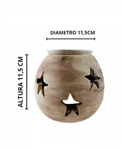 Hornito Estrella Ceramica 2 Cuerpos Para Esencias Aromaticas - comprar online