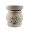Hornito Grande D Ceramica 2 Cuerpos Para Esencias Aromaticas