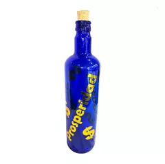 Botella de Vidrio Azul Prosperidad,riqueza Y Abundancia Azul en internet