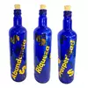 Botella de Vidrio Azul Prosperidad,riqueza Y Abundancia Azul