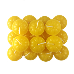 Imagen de Velas de noche sin aroma para hornito - Amarillo