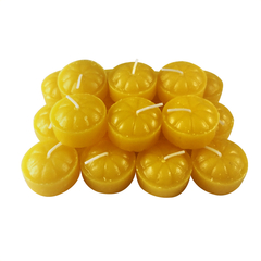 Velas de noche sin aroma para hornito - Amarillo