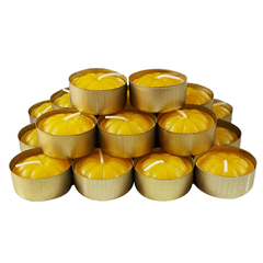Velas de noche sin aroma para hornito - Amarillo - Comenzando a Despertar