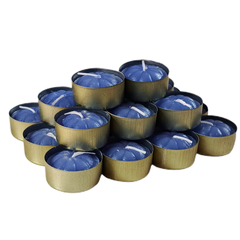 Velas de Noche sin aroma para hornito - Azul claro