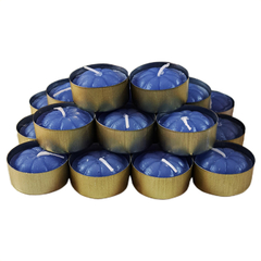 Velas de Noche sin aroma para hornito - Azul claro - comprar online