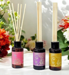 Difusores Aromaticos 200 Ml Con Varillas Bambu