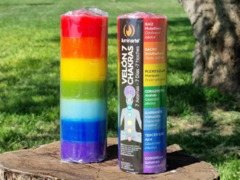 Velón De Los 7 Chakras Con Aroma en internet