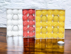 50 Velas D Noche Color + 4 Latitas Souvenir Hornito S/ Aroma - comprar online
