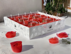 50 Velas D Noche Color + 4 Latitas Souvenir Hornito S/ Aroma en internet