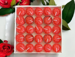 Imagen de 50 Velas D Noche Color + 4 Latitas Souvenir Hornito S/ Aroma
