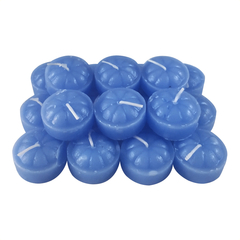 Velas de Noche sin aroma para hornito - Azul claro - tienda online