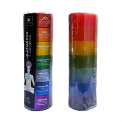 Velón De Los 7 Chakras Con Aroma
