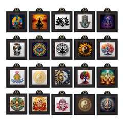 Porta Sahumerio cuadrado Holístico Variados X 12 - comprar online