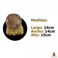 Buda Estatua Imagen Figura Decorativa Con Base De Madera - tienda online