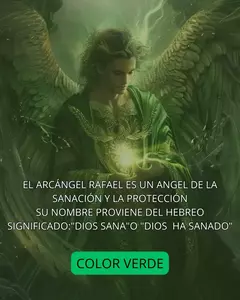 Botella de Vidrio Azul 7 Arcángeles Para Adorno