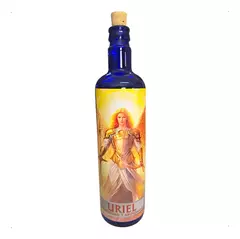 Botella de Vidrio Azul 7 Arcángeles Para Adorno - comprar online