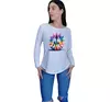 Remera Mujer Manga Larga Espiritual,hooponopono,yoga,gim,reiki, S M L