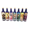 Botella de Vidrio Azul 7 Arcángeles Para Adorno