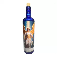 Botella de Vidrio Azul 7 Arcángeles Para Adorno - comprar online