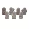 7 Mini Monjes Budas Yeso Para Decorar Y Pintar