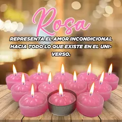 50 Velas D Noche Color + 4 Latitas Souvenir Hornito S/ Aroma - Comenzando a Despertar