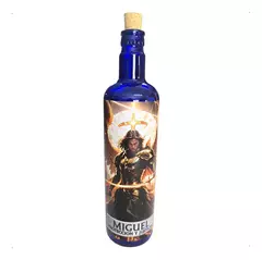 Botella de Vidrio Azul 7 Arcángeles Para Adorno - Comenzando a Despertar