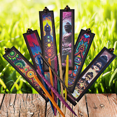 Porta Sahumerios Rectangulares Holísticos Variados x60