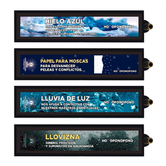 Porta Sahumerio Rectangular Ho'oponopono Variados x12 - Comenzando a Despertar