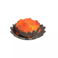 Lampara Flor De Loto Con Sal Del Himalaya Para Sanar Cualquier Ambiente - Comenzando a Despertar