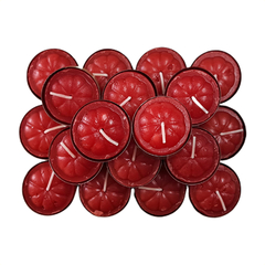 Velas de noche sin aroma para hornito - Rojo - comprar online
