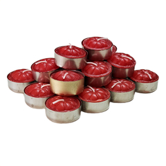 Velas de noche sin aroma para hornito - Rojo