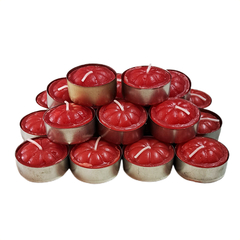 Velas de noche sin aroma para hornito - Rojo en internet