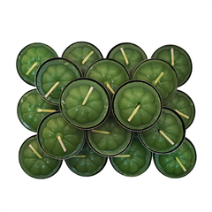 Velas de noche sin aroma para hornito - Verde - tienda online