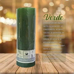Velón 7 días varios colores - tienda online