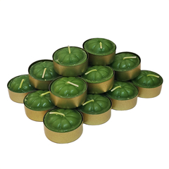 Velas de noche sin aroma para hornito - Verde en internet