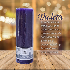 Velón 7 días varios colores en internet