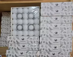 50 Velas De Noche Color Blanca Souvenir Hornito Sin Aroma Caja en internet