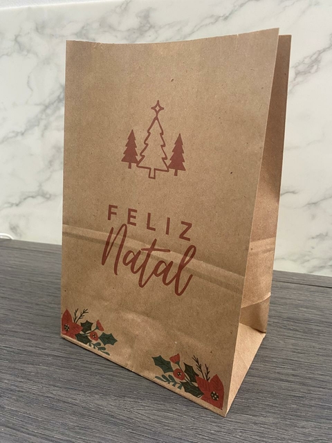 CART PAP KRAFT 3KG DELIVERY 16X10X26 PERSONALIZADO 1 LADO UNID. (NATAL 2024)