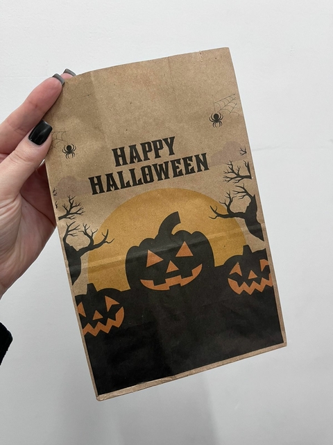 CART PAP KRAFT 2KG DELIVERY 14X9X22 HALLOWEEN 1 LADO