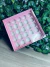 CAIXA 25 DOCES COM BERÇO ROSA 20X20X4CM PCTE COM 10