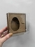 CAIXA PARA MEIO OVO 100GR/150GR KRAFT 11,5X11,5X6,5CM COM 50
