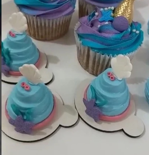 CAKE BOARD REDONDO MDF 3MM BRANCO 8CM