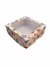CAIXA QUADRADA SCRAP OVINHOS 10X10X3,5CM UNID